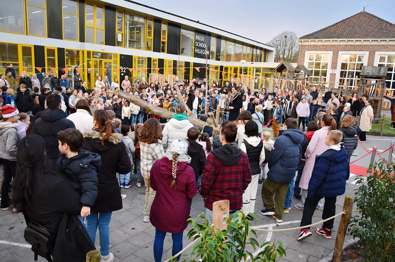 Opening schoolplein